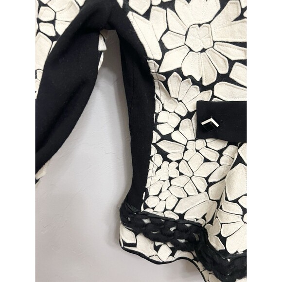 Vintage Y2K 90s Tricot Chic Italian Floral Blazer $350+ Grunge Chic 42 US 6 - Picture 13 of 13